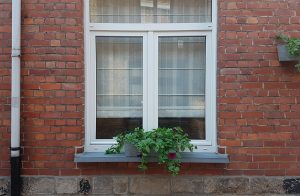 White uPVC tilt and turn window